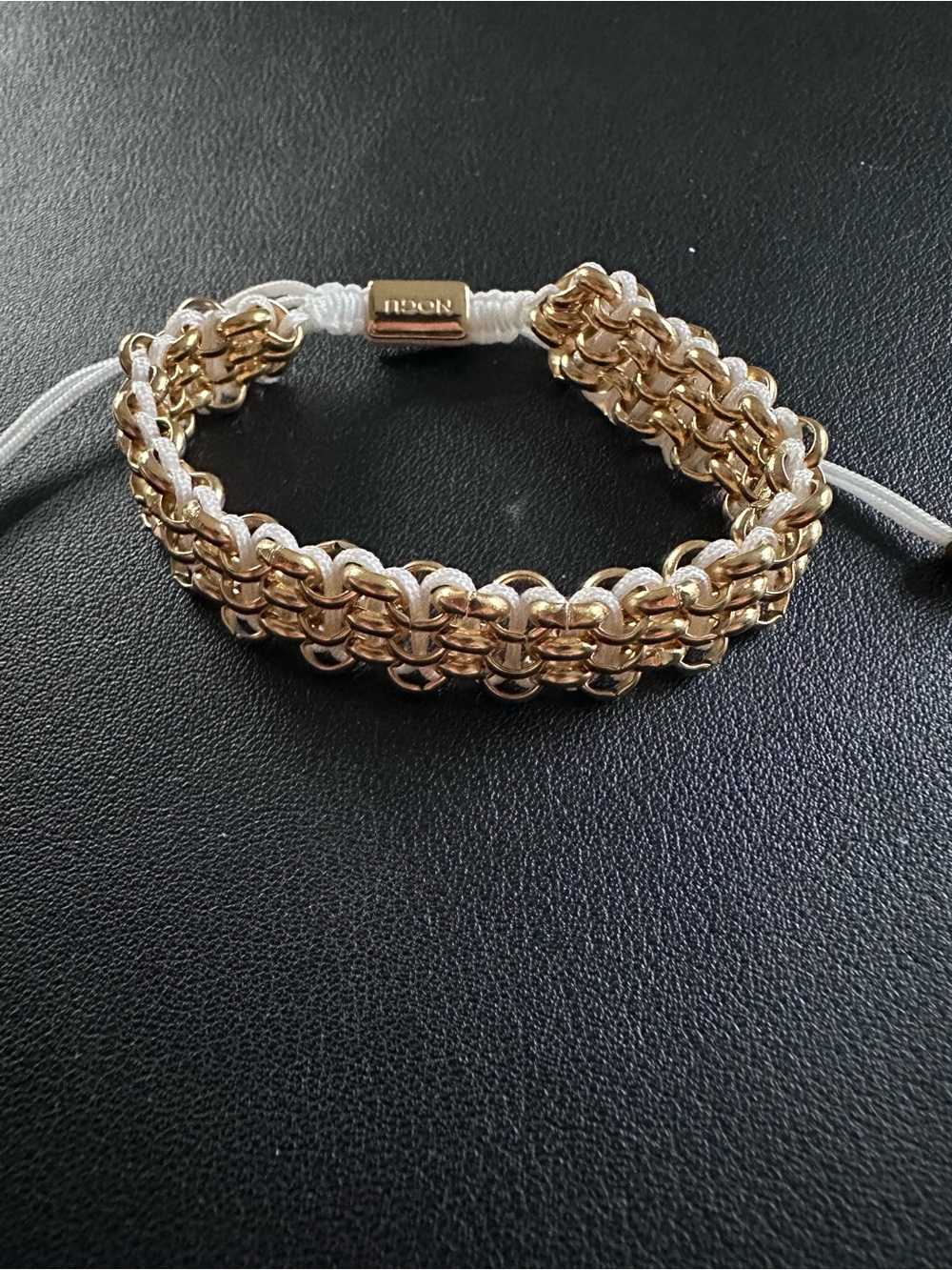 Nogu Supreme Kismet Links Bracelet | Gold | White